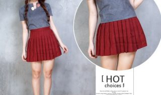 Cách mặc chân váy cho nấm lùn