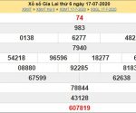 Dự đoán XSGL 24/7/2020 chốt KQXS Gia Lai thứ 6