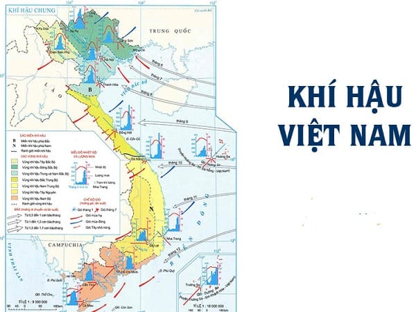 Đặc điểm thời tiết khí hậu ở Việt Nam