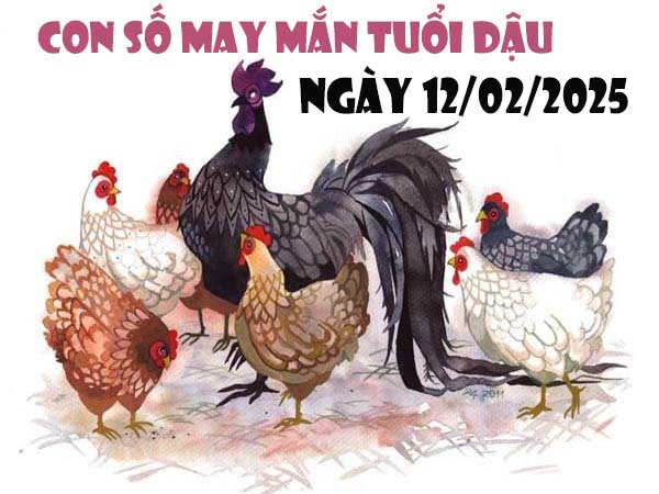 Cặp số tài lộc tuổi Dậu ngày 10/2/2025 thứ 4 hôm nay