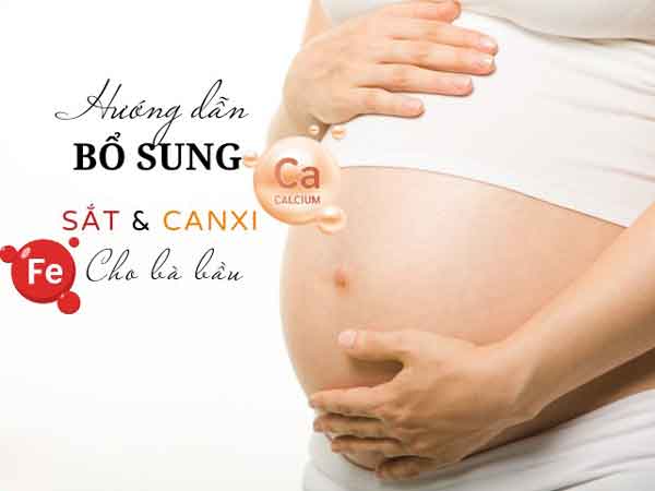 Cách uống sắt và canxi cho mẹ bầu đúng chuẩn