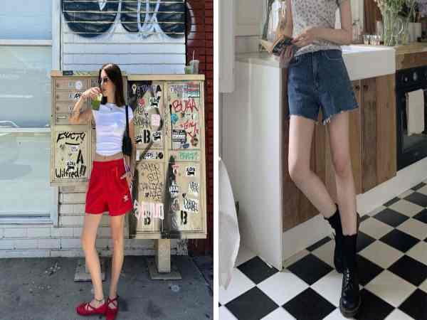 Phối với quần short