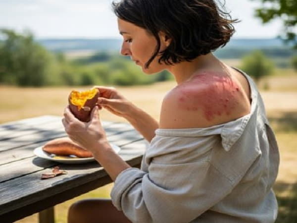 Vậy bị zona có ăn khoai lang được không?