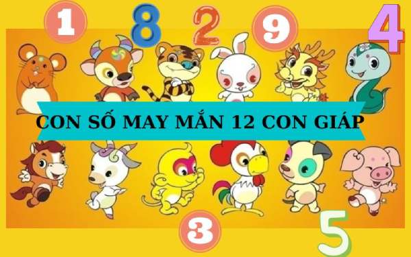 Gợi ý con số may mắn ngày 12 tháng 3 thứ 5 của 12 con giáp