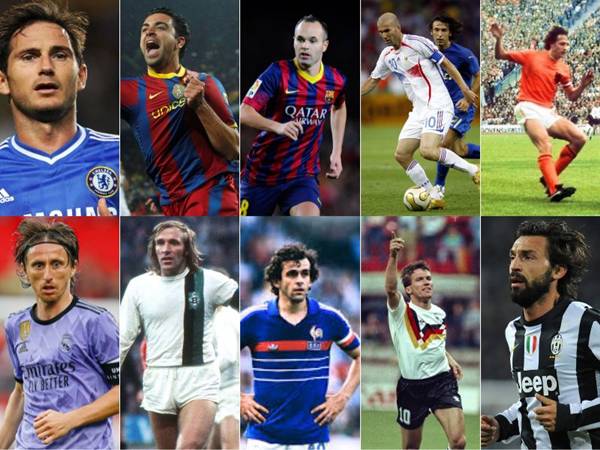 Những tiền vệ con thoi hay nhất thế giới