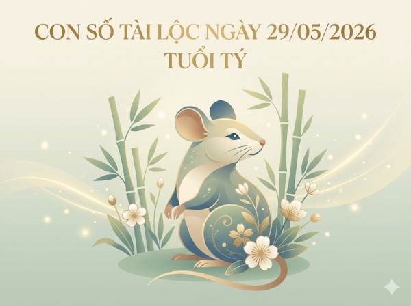 Tham khảo con số may mắn ngày 29 tháng 05 tuổi Tý theo từng tuổi chi tiết