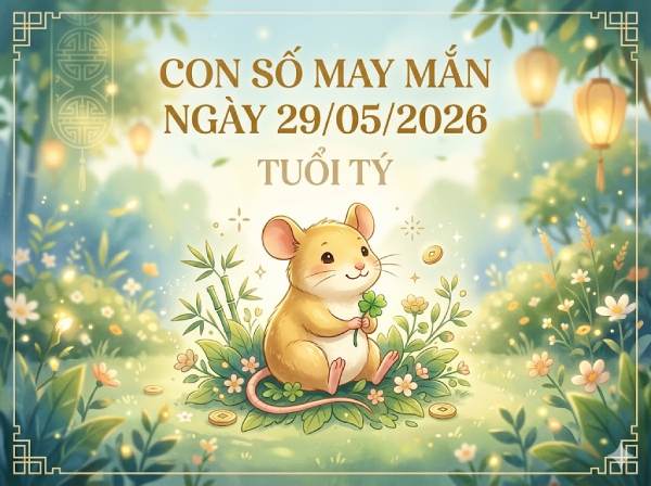 Vận trình tử vi tuổi Tý ngày 29/05/2026 thứ 6 hôm nay