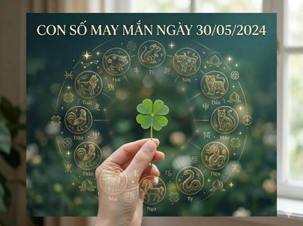 Con số tài lộc ngày 30/5