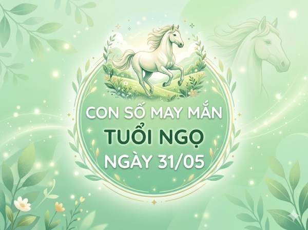 Luận giải con số may mắn tuổi Ngọ ngày 31/05 hôm nay chủ nhật