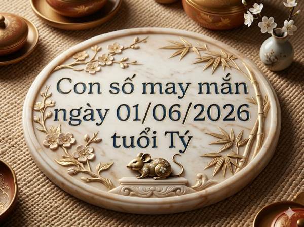 Luận giải con số may mắn tuổi Tý ngày 01/06 thứ 2 chi tiết nhất
