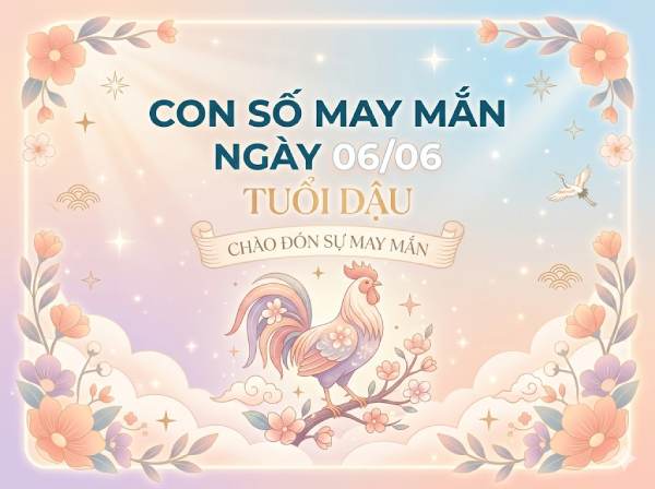 Con số may mắn tuổi Dậu ngày 06 tháng 06 theo từng khía cạnh cuộc sống